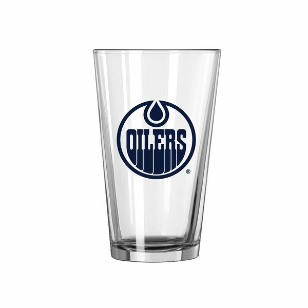 Logo Brands Edmonton Oilers 16oz Gameday Pint Glass 812-G16P-1